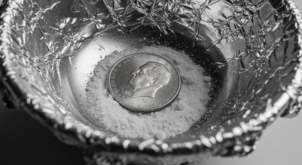 how to clean silver coins